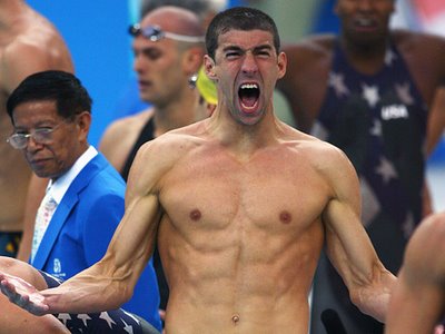 Campeão Michael Phelps